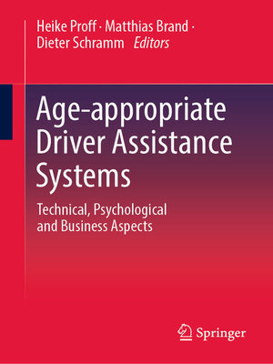 cover image of Age-appropriate Driver Assistance Systems